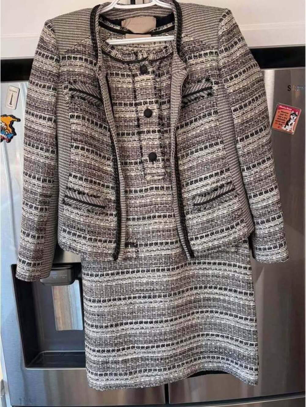 Georges Rech Paris Tweed Dress and Blazer Size 42